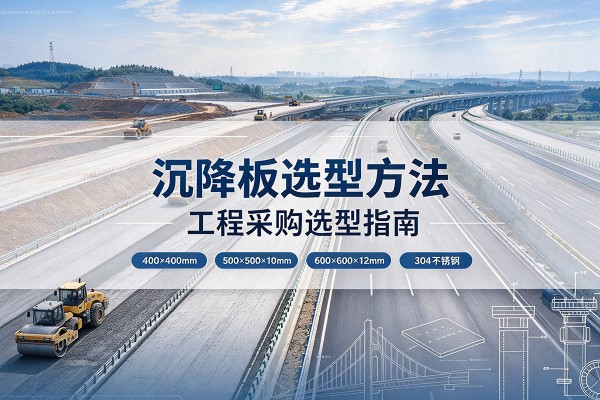 玉树沉降板选择方法