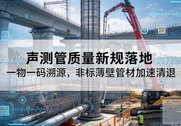 玉树声测管质量新规落地，一物一码溯源，非标薄壁管材加速清退
